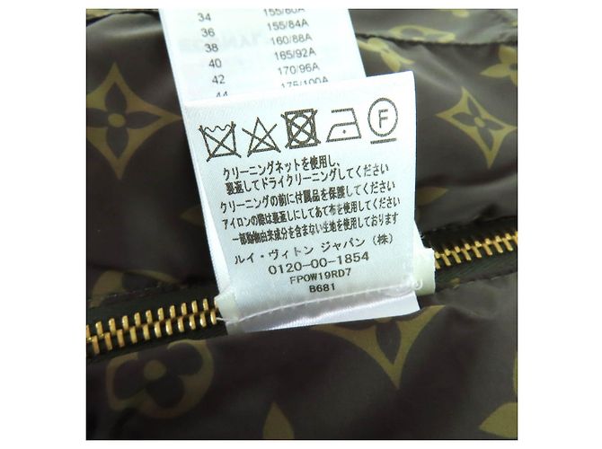 Chaleco de nailon con plumón Louis Vuitton Verde - vista 15