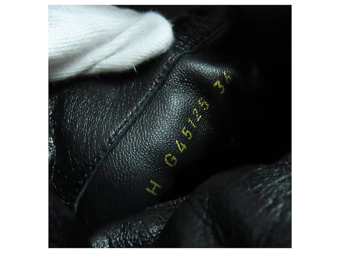 Chanel COCO Mark gesteppte Leder- Stiefeletten Schwarz - Ansicht 10