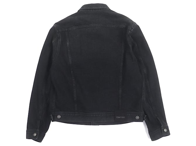Chaqueta de algodón denim TOM FORD Negro - vista 3
