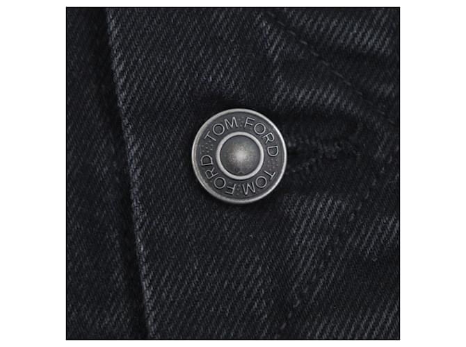 Chaqueta de algodón denim TOM FORD Negro - vista 5