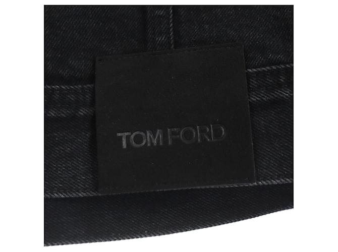Chaqueta de algodón denim TOM FORD Negro - vista 7