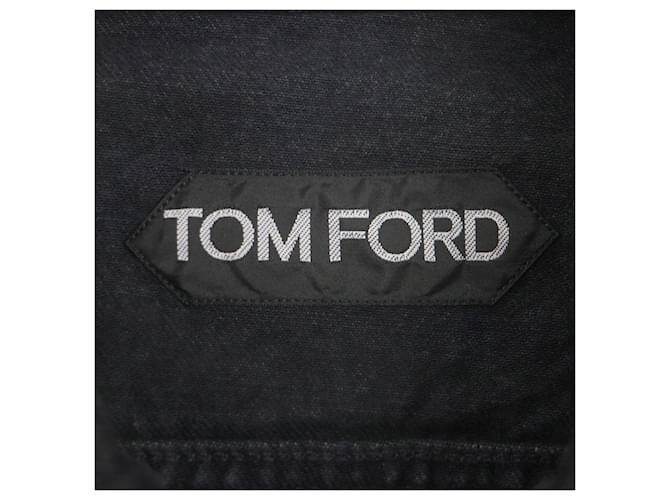 Chaqueta de algodón denim TOM FORD Negro - vista 8