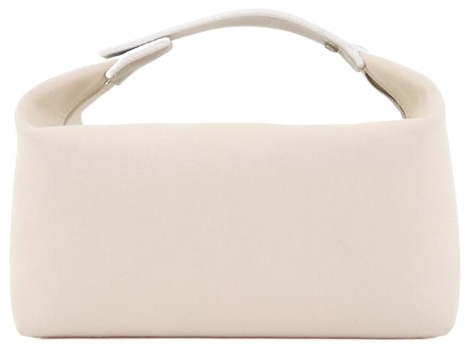 Hermès Borsa a mano Hermes Bride a Brac GM in cotone Bianco Crudo - vista 2