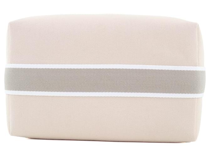 Hermès Borsa a mano Hermes Bride a Brac GM in cotone Bianco Crudo - vista 3