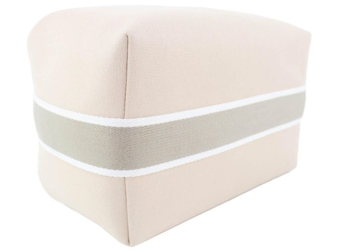 Hermès Borsa a mano Hermes Bride a Brac GM in cotone Bianco Crudo - vista 4