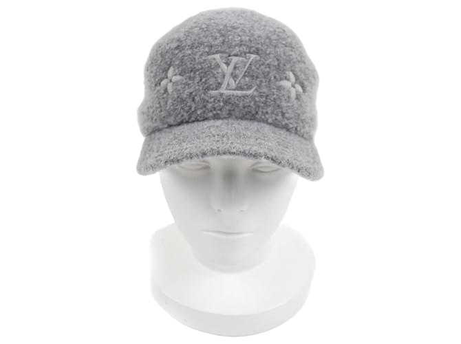 Louis Vuitton Woolgram Monogram Baumwollkappe Braun - Ansicht 3