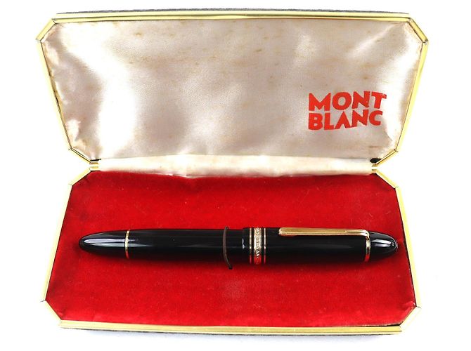 MONTBLANC Meisterstück 14K Füllfederhalter Schwarz Golden - Ansicht 2