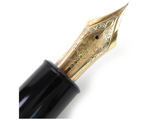 MONTBLANC Meisterstück 14K Füllfederhalter Schwarz Golden - Ansicht 4