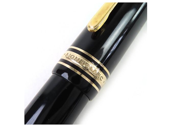 MONTBLANC Meisterstück 14K Füllfederhalter Schwarz Golden - Ansicht 7
