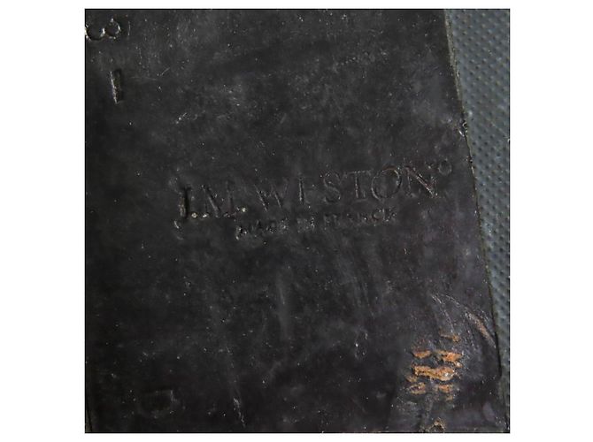 Autre Marque Mocassini in pelle Signature J.M WESTON Blu Blu navy - vista 10
