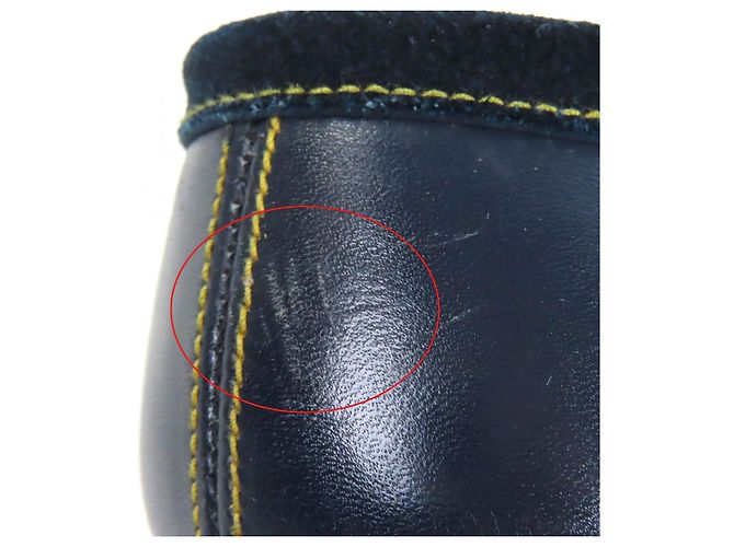 Autre Marque Mocassini in pelle Signature J.M WESTON Blu Blu navy - vista 12