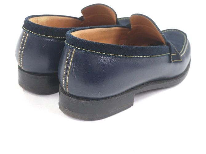 Autre Marque Mocassini in pelle Signature J.M WESTON Blu Blu navy - vista 2