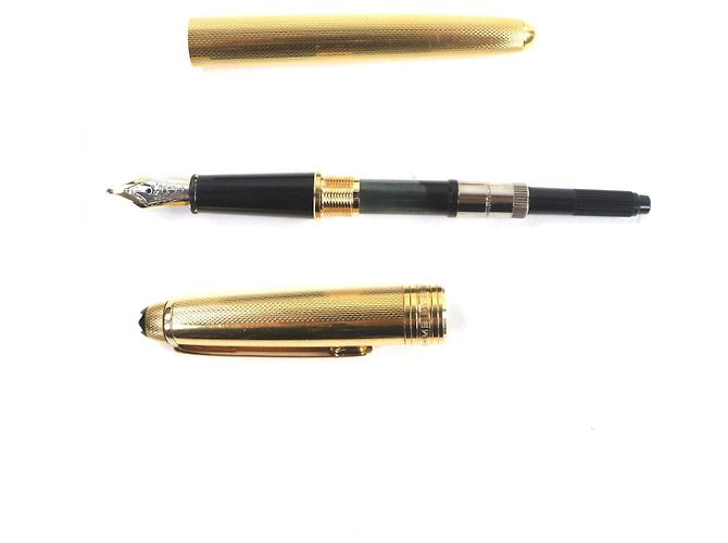 Montblanc Meisterstück Solitaire Au750 Füllfederhalter Golden - Ansicht 3