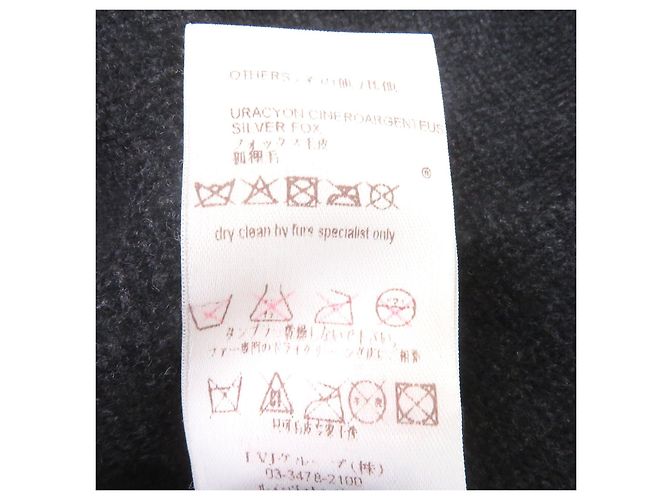 Abrigo Duffel Louis Vuitton de lana y piel de zorro Castaño - vista 10