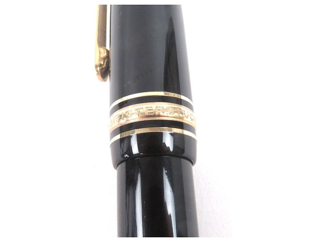 Montblanc Meisterstück 14K Füllfederhalter Schwarz - Ansicht 7