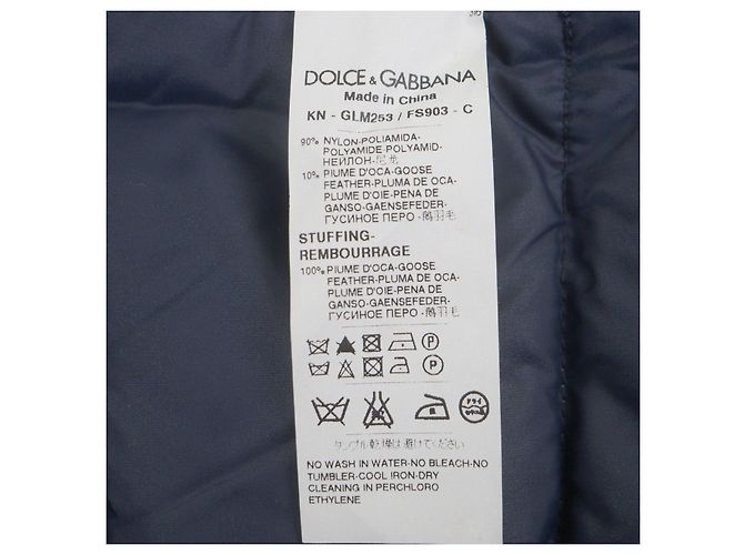 Dolce & Gabbana Blouson de lana Dolce&Gabbana Azul Azul marino - vista 12