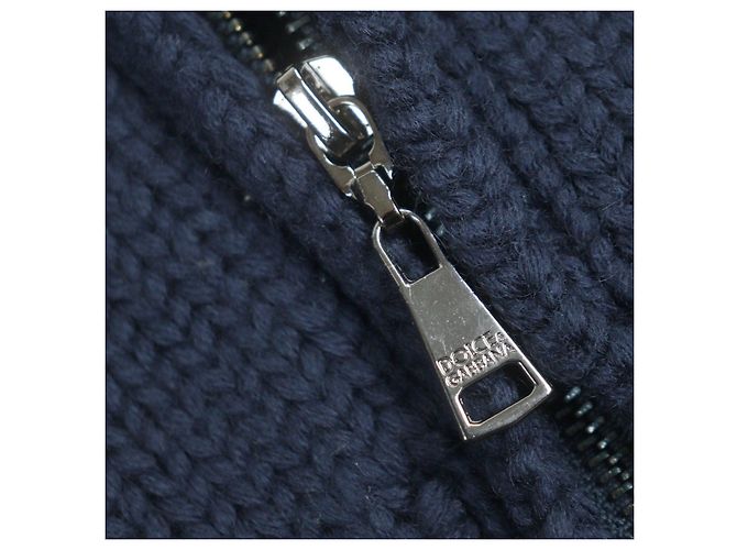 Dolce & Gabbana Blouson de lana Dolce&Gabbana Azul Azul marino - vista 8