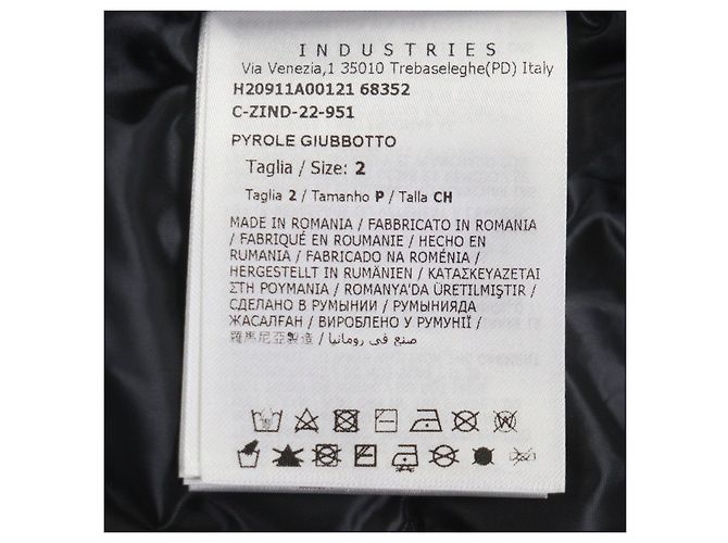 Chaqueta de plumón Moncler PYROLE de nailon Negro - vista 12