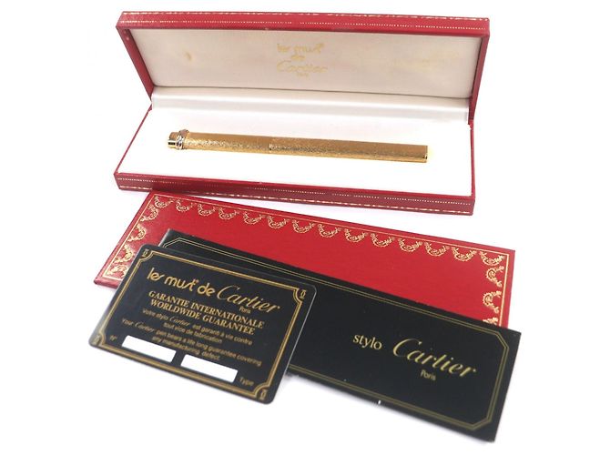 Penna a sfera Cartier Trinity D'oro - vista 2
