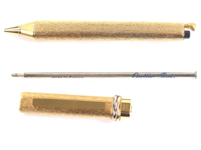 Penna a sfera Cartier Trinity D'oro - vista 4