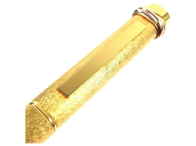 Penna a sfera Cartier Trinity D'oro - vista 5