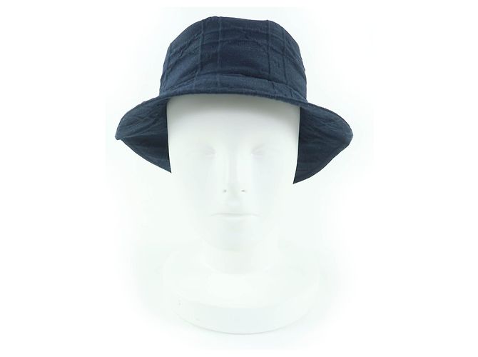 Christian Dior TEDDY-D Cannage Denim-Anglerhut Blau - Ansicht 2