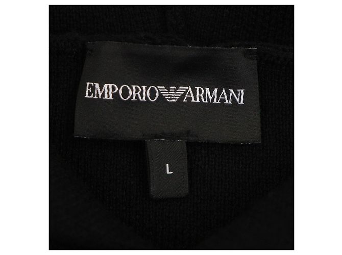 Emporio Armani Acryl-Hoodie Schwarz - Ansicht 5