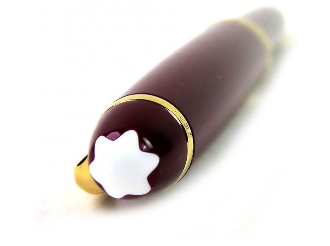 Penna a sfera Montblanc Meisterstück Marrone - vista 4