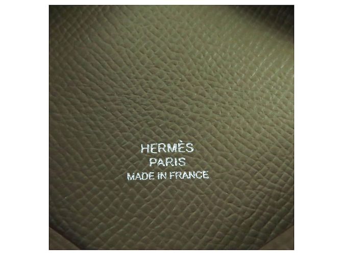 Hermès Tarjetero Hermes Calvi Epsom Castaño - vista 8