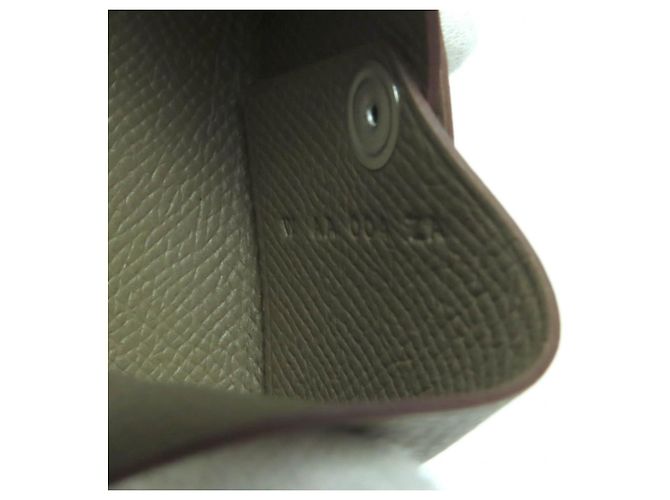 Hermès Tarjetero Hermes Calvi Epsom Castaño - vista 9