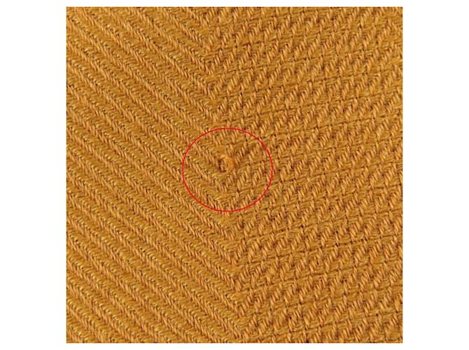Sciarpa in cashmere Hermès New Libris Marrone - vista 13