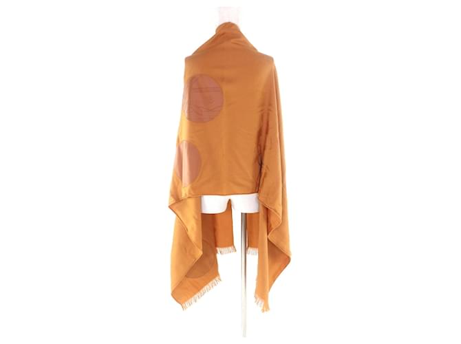 Sciarpa in cashmere Hermès New Libris Marrone - vista 5