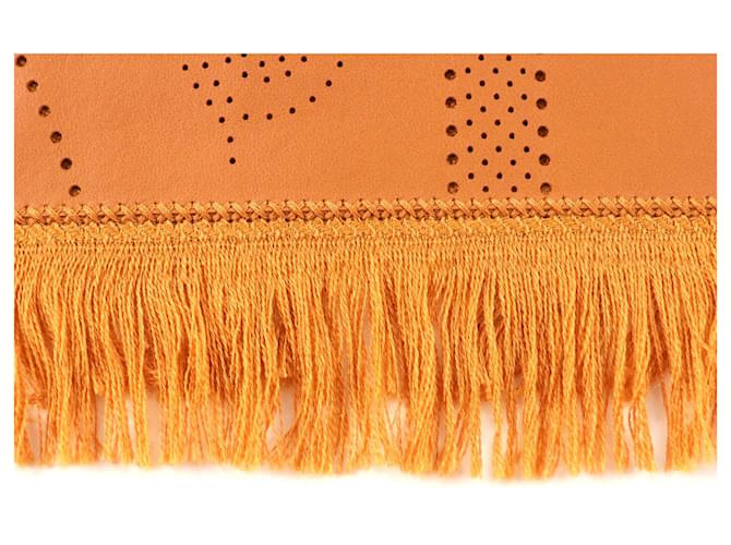 Sciarpa in cashmere Hermès New Libris Marrone - vista 7