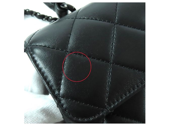 Borsa a tracolla Chanel Trendy CC in pelle di agnello Nero - vista 18
