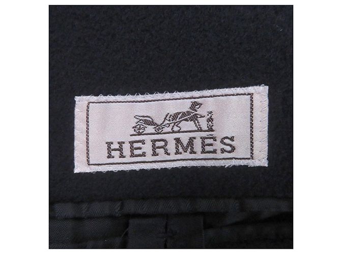 Abrigo de cachemira Hermès Chester46 Azul Azul marino - vista 6
