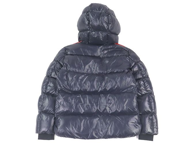 Moncler DINCER GIUBOTTO Giacca in nylon e piumino Blu Blu navy - vista 4