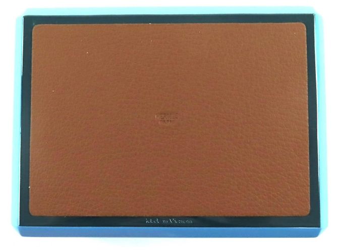 Tarjetero Hermès Facet Bridge H Tissage Azul - vista 11