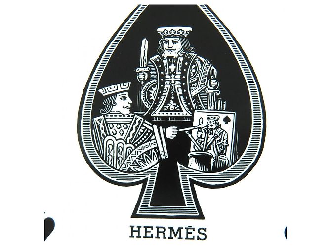 Tarjetero Hermès Facet Bridge H Tissage Azul - vista 7
