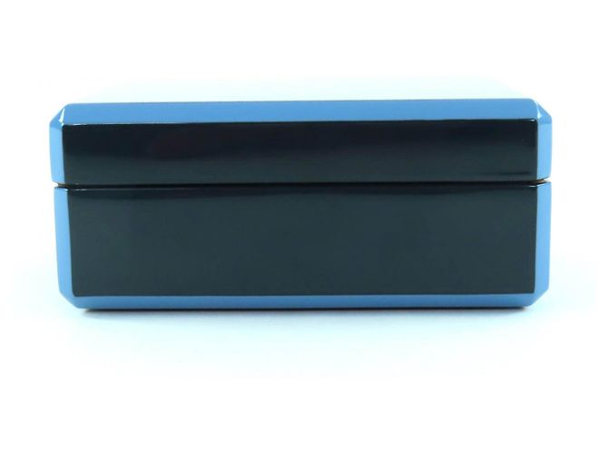 Tarjetero Hermès Facet Bridge H Tissage Azul - vista 9