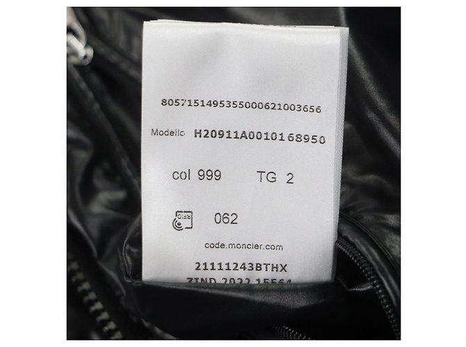 Chaqueta de plumón de nailon Moncler CORYDALE Negro - vista 15