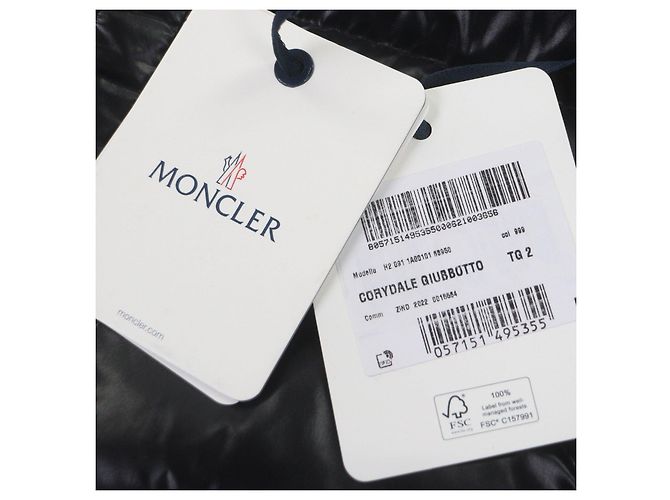 Chaqueta de plumón de nailon Moncler CORYDALE Negro - vista 16
