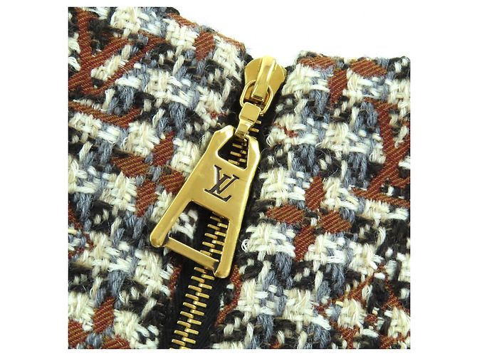 Abito Louis Vuitton in lana multicolore - vista 7