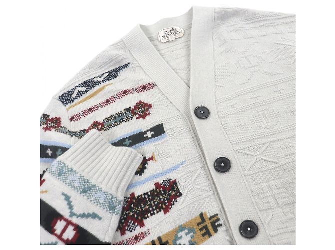 Hermès Cárdigan de lana Hermes Chimayo estampado Ortega M Castaño - vista 2