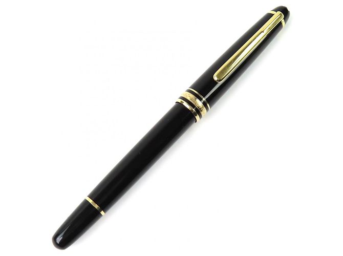 Montblanc Meisterstück Au585 Füllfederhalter Schwarz - Ansicht 2