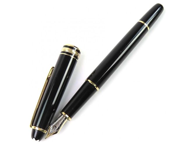 Montblanc Meisterstück Au585 Füllfederhalter Schwarz - Ansicht 3