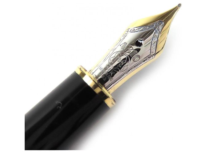 Montblanc Meisterstück Au585 Füllfederhalter Schwarz - Ansicht 4
