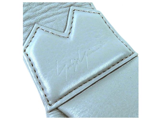 Autre Marque Borsa a tracolla in pelle discord Yohji Yamamoto Marrone - vista 11