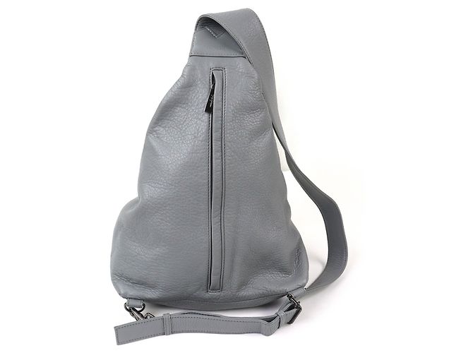 Autre Marque Borsa a tracolla in pelle discord Yohji Yamamoto Marrone - vista 2