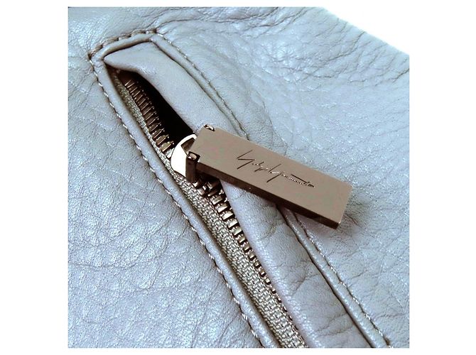 Autre Marque Borsa a tracolla in pelle discord Yohji Yamamoto Marrone - vista 9