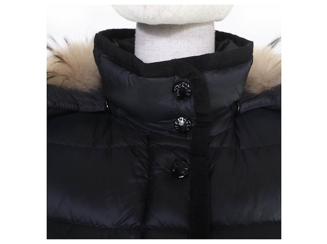 Abrigo de plumón Moncler HERMIFUR Negro - vista 4